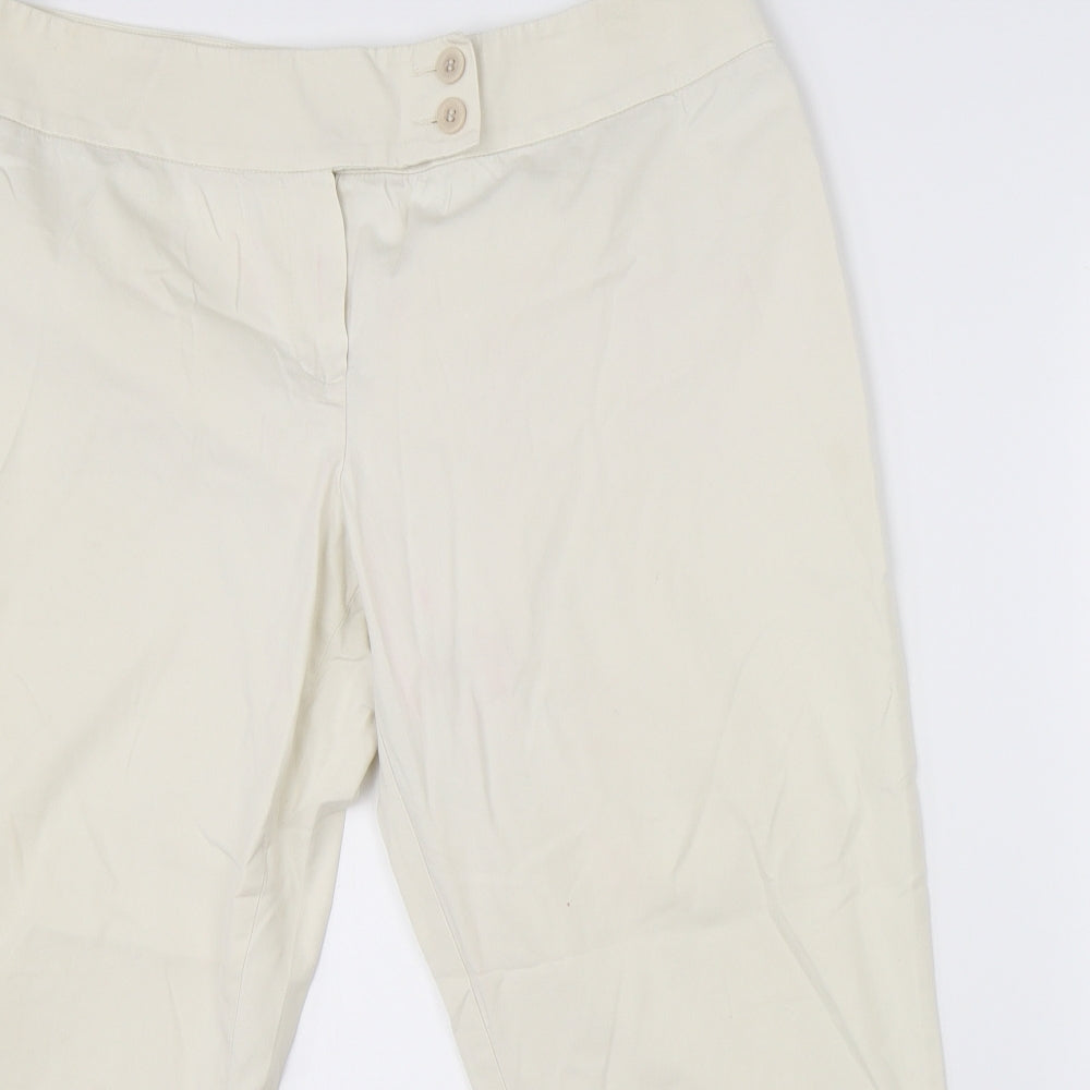 Preworn Womens Beige   Trousers  Size 38 in L23 in
