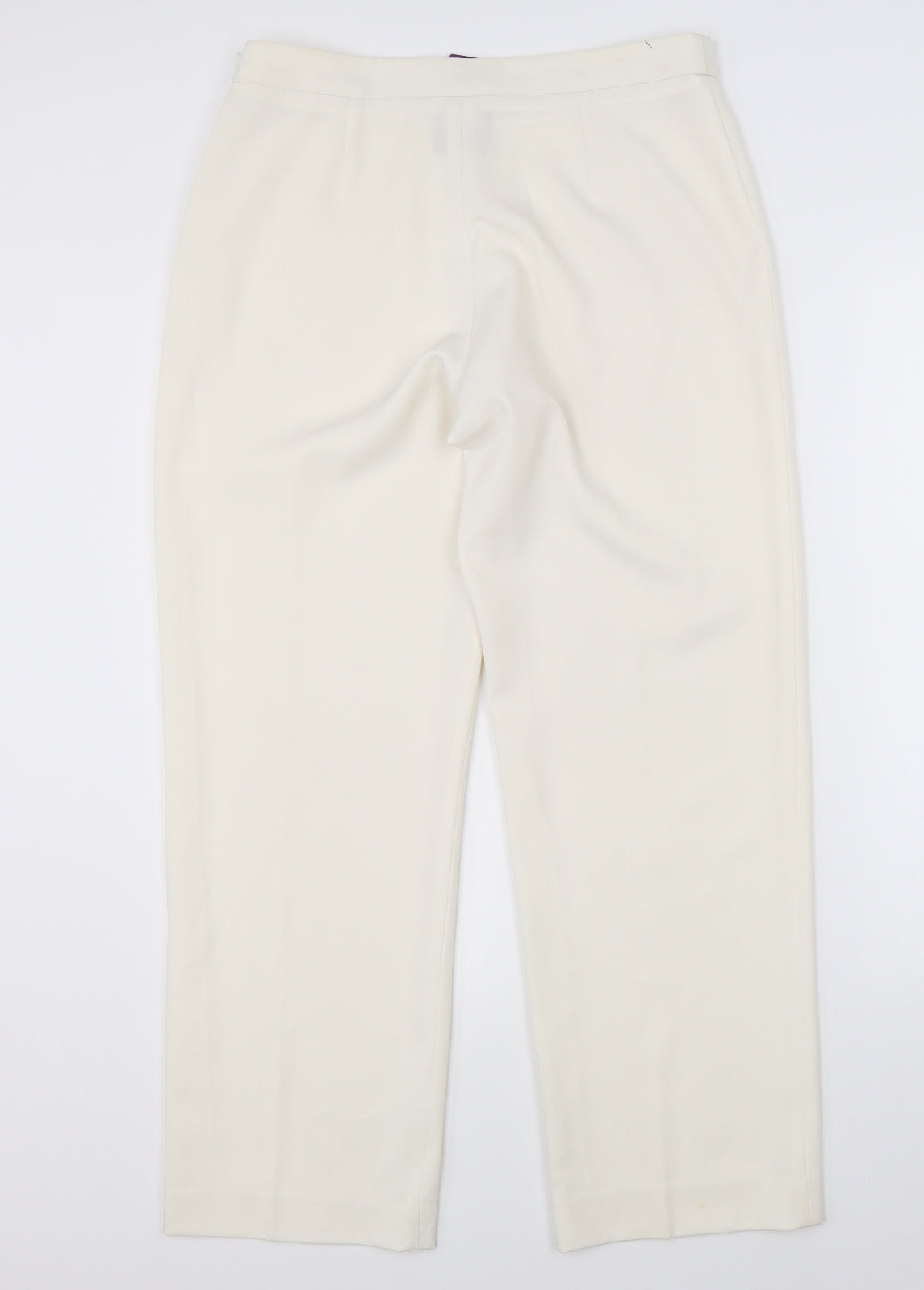 Punt Roma Womens White   Dress Pants Trousers Size 42 L28 in