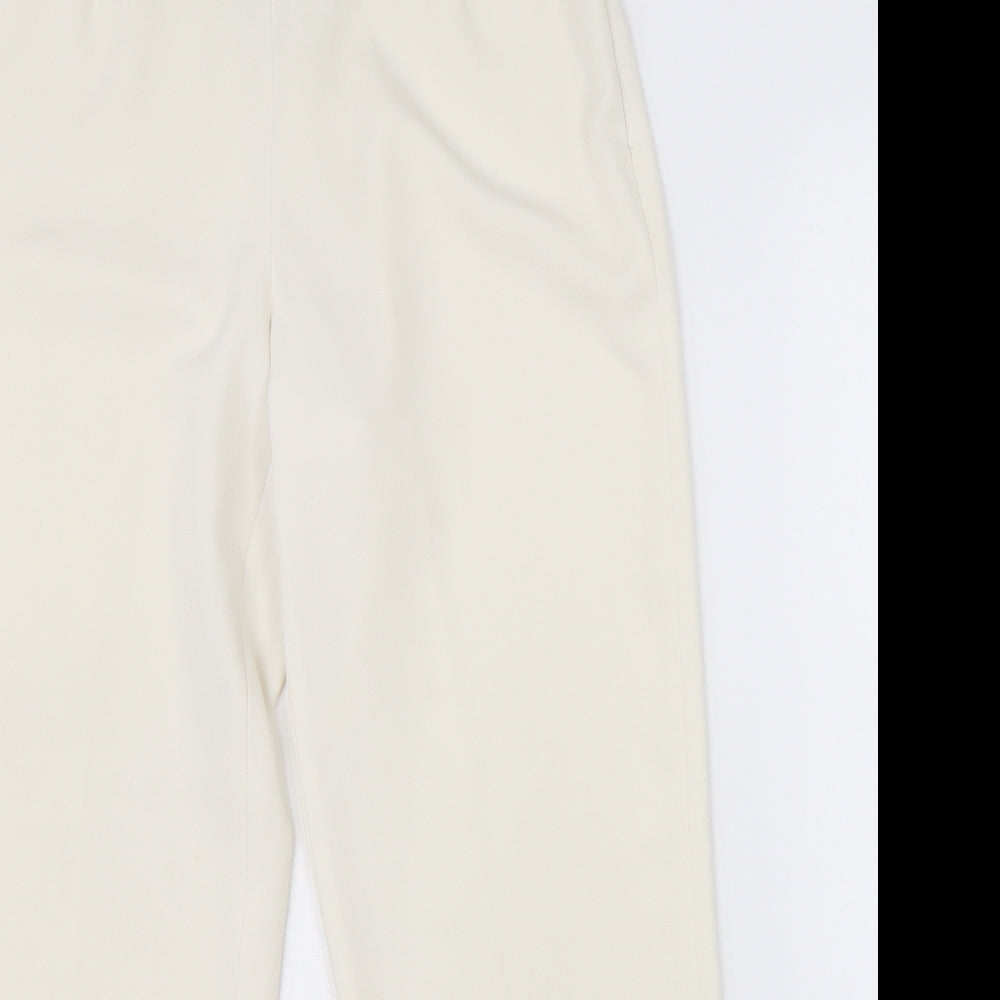 Punt Roma Womens White   Dress Pants Trousers Size 42 L28 in