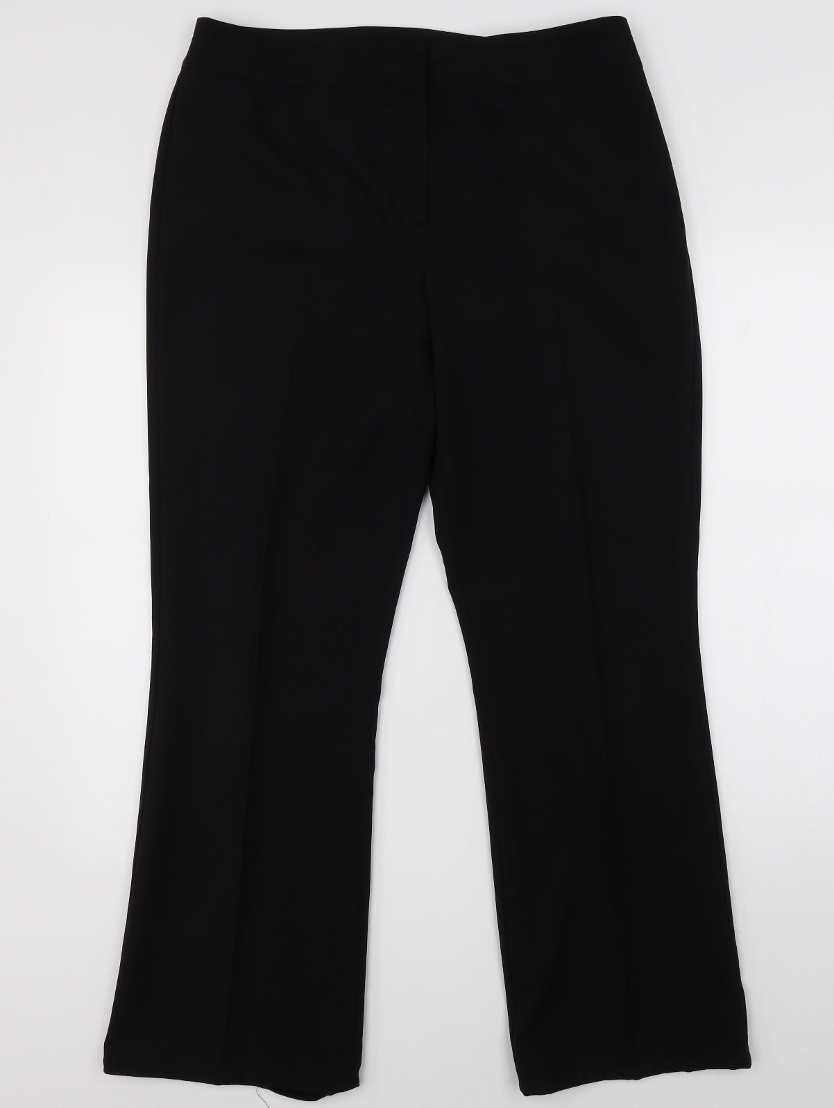 BHS Womens Black   Dress Pants Trousers Size 14 L28 in