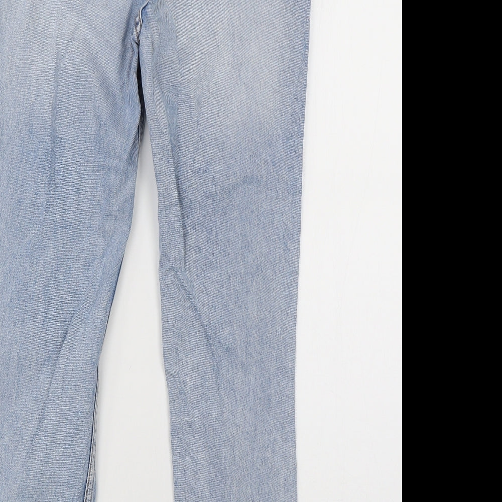 Divided Womens Blue  Denim Skinny Jeans Size 6 L25 in