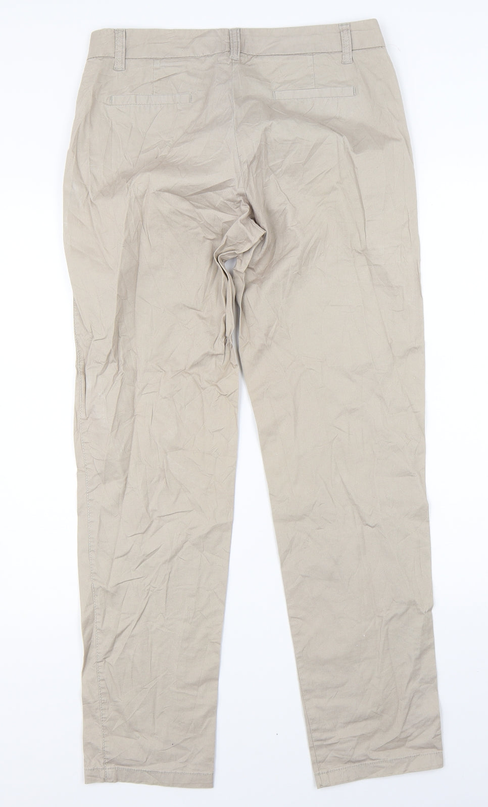 Blue Motion Womens Beige   Chino Trousers Size 8 L28 in