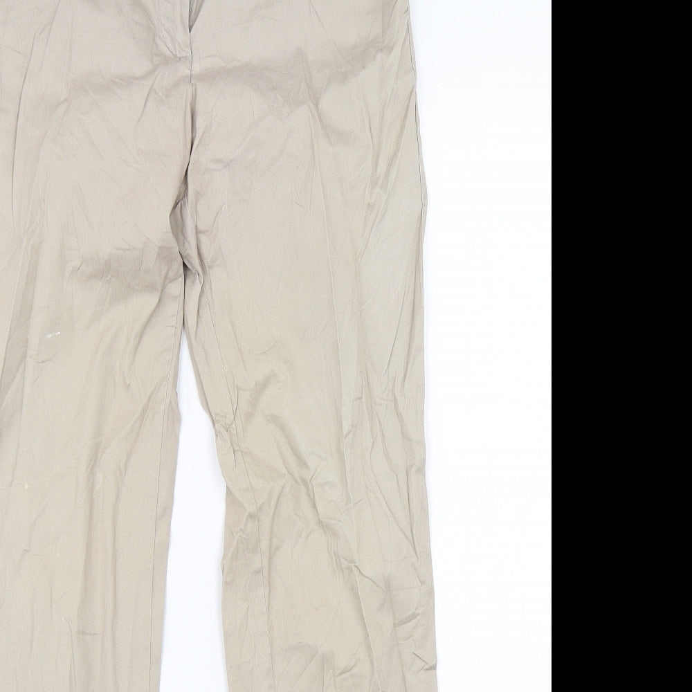 Blue Motion Womens Beige   Chino Trousers Size 8 L28 in