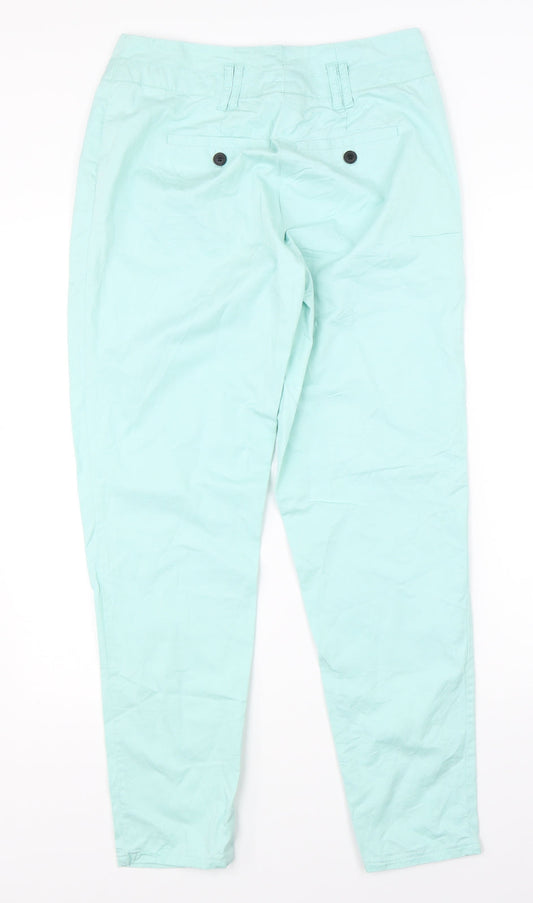 VERO MODA Womens Green   Straight Jeans Size 12 L28 in