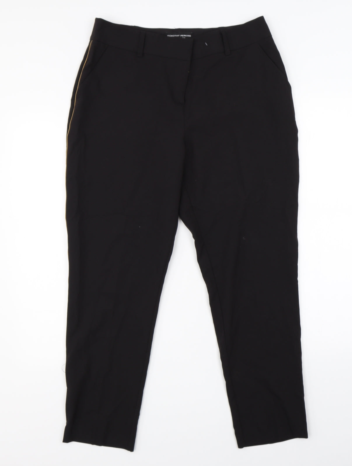 Dorothy Perkins Womens Black   Dress Pants Trousers Size 12 L24 in