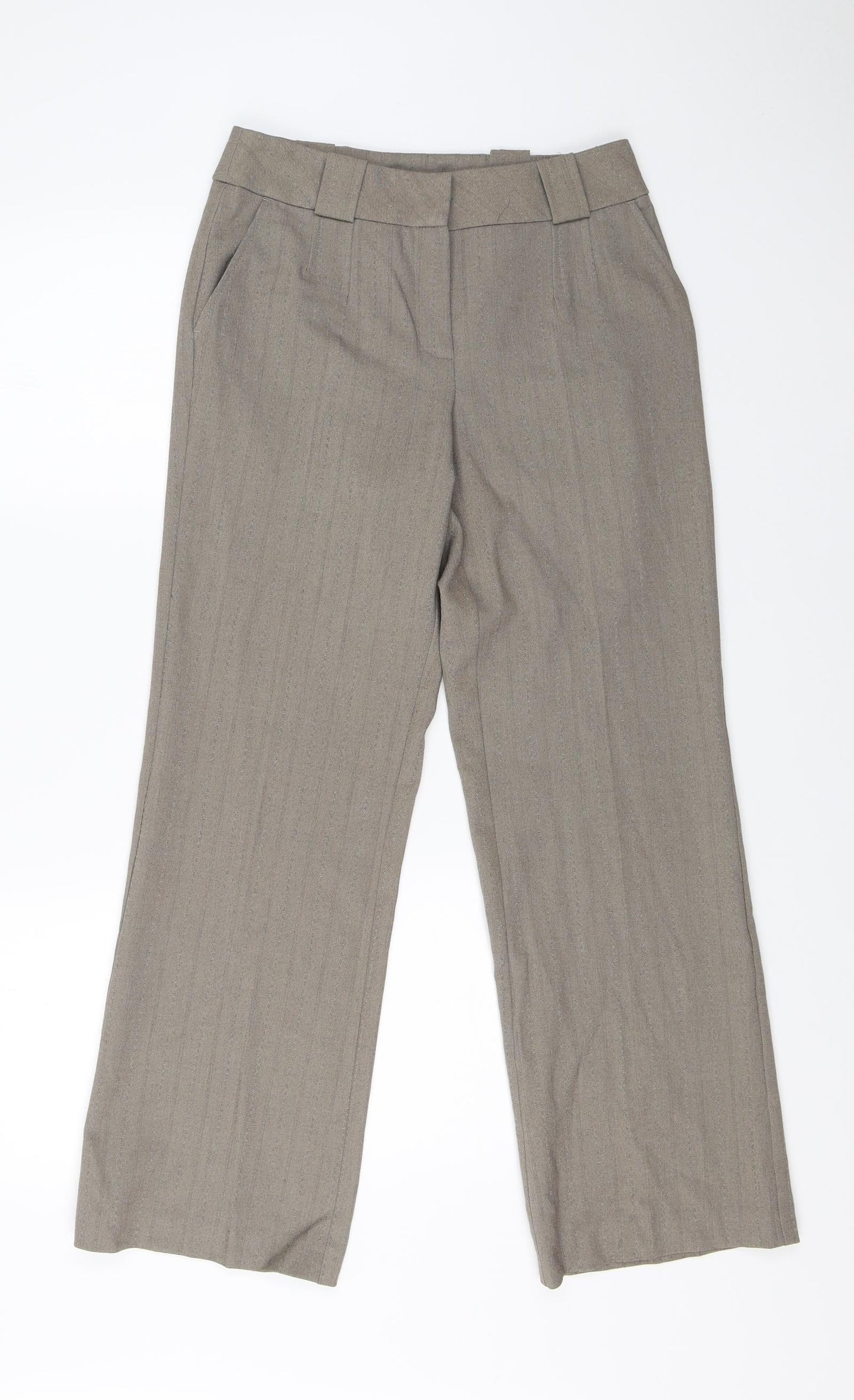 BHS Womens Beige   Dress Pants Trousers Size 8 L25 in