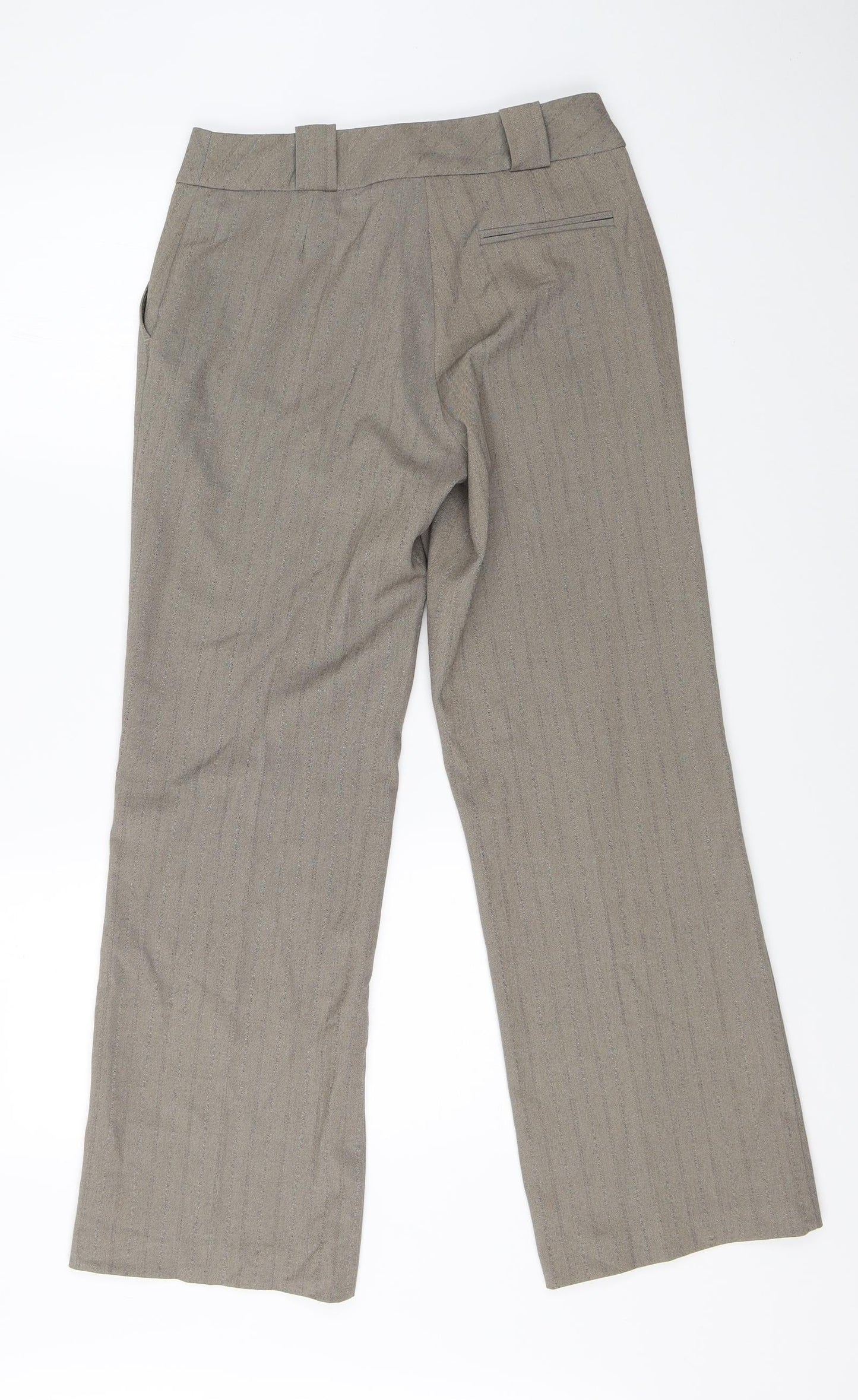 BHS Womens Beige   Dress Pants Trousers Size 8 L25 in