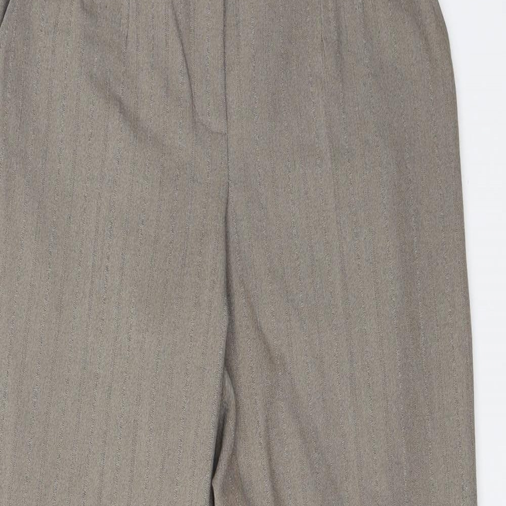 BHS Womens Beige   Dress Pants Trousers Size 8 L25 in