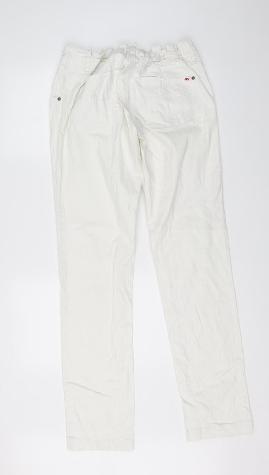Coatie Womens White  Denim Straight Jeans Size 32 in L32 in