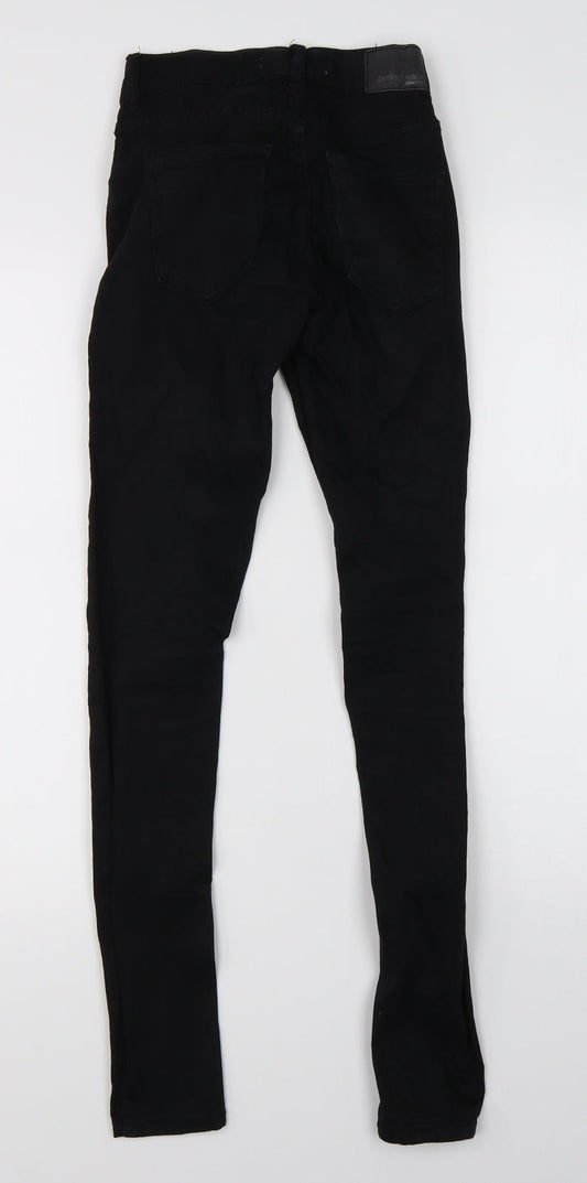 Perfect Jeans Womens Black  Denim Skinny Jeans Size XS L27 in