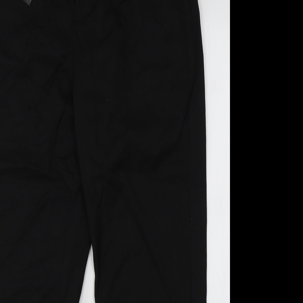 Very Womens Black   Dress Pants Trousers Size 32 in L28 in