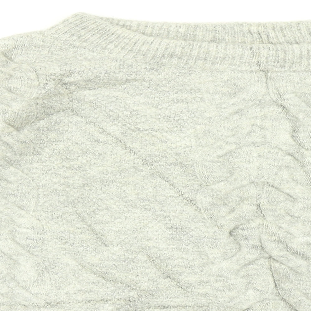 Marks and Spencer Womens Grey   Pullover Jumper Size 8