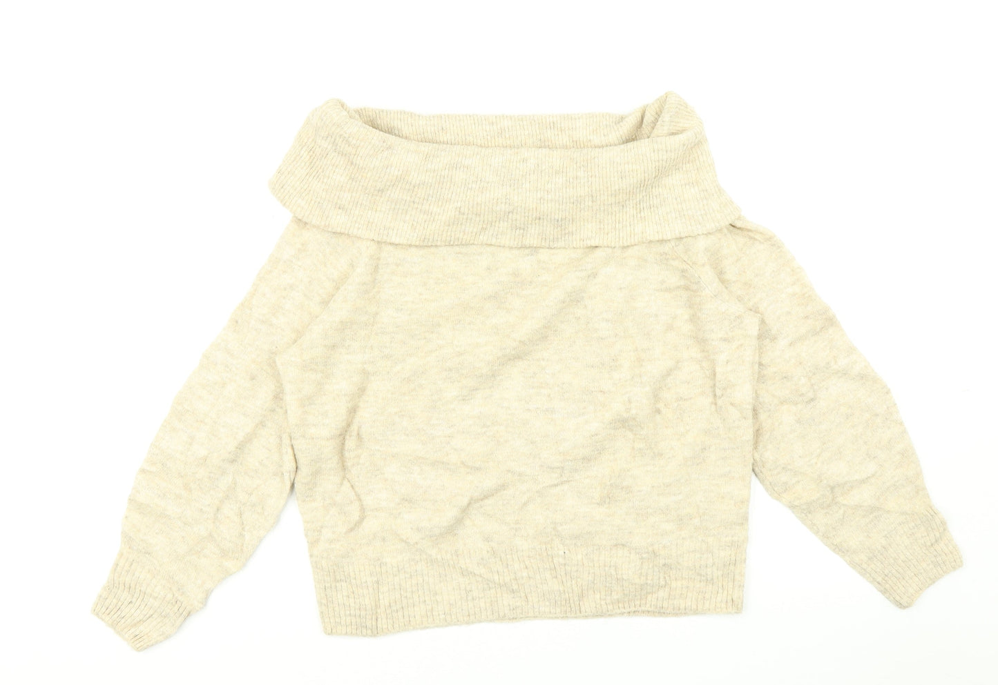 H&M Womens Beige   Pullover Jumper Size XS
