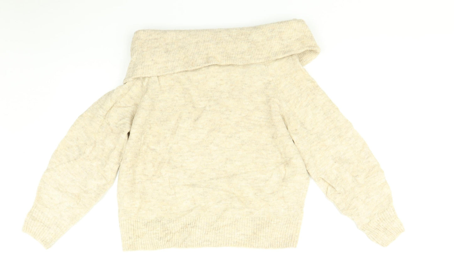 H&M Womens Beige   Pullover Jumper Size XS