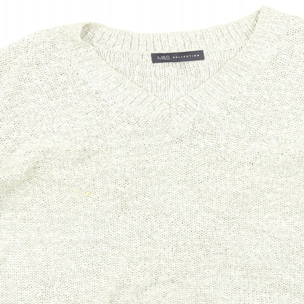 mark and spencers Womens Grey   Pullover Jumper Size 12