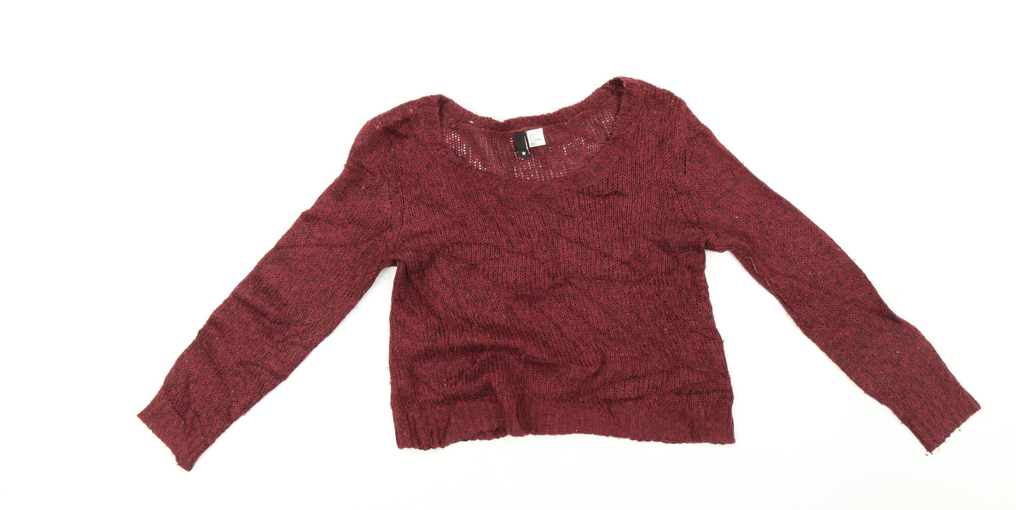 H&M Womens Purple   Pullover Jumper Size 6