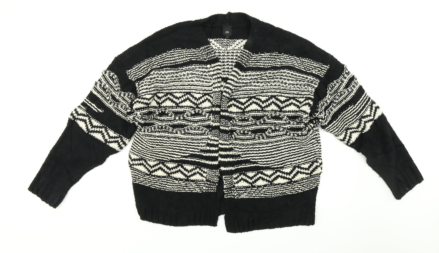 River Island Womens Multicoloured Argyle/Diamond  Cardigan Jumper Size M