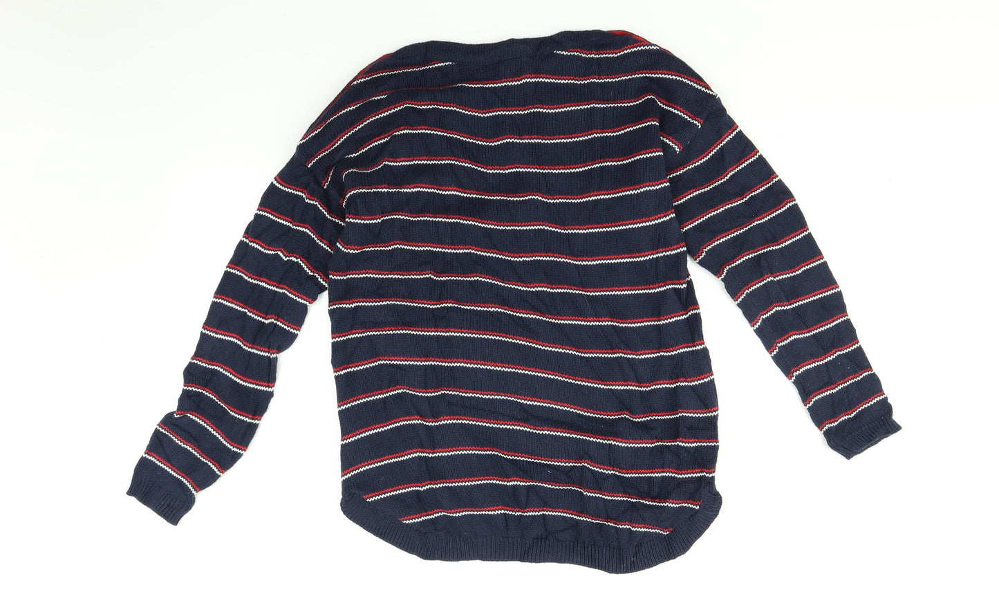 Max Studio Womens Multicoloured Striped  Pullover Jumper Size M
