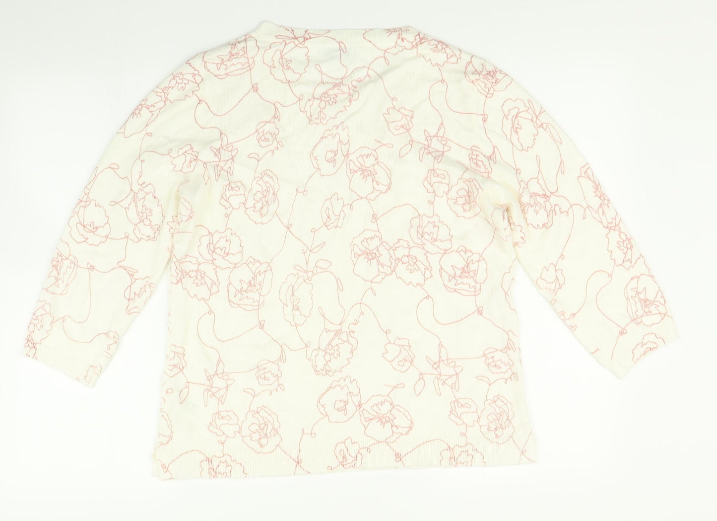 Papaya Womens Multicoloured Floral  Pullover Jumper Size 14