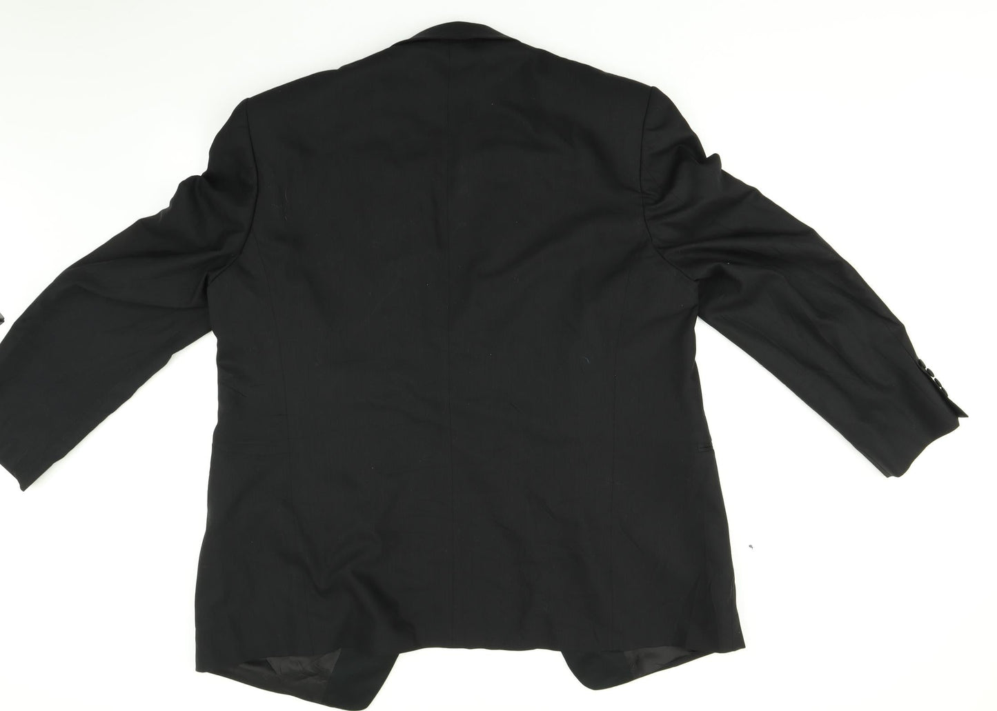 WILVORST Mens Black   Jacket Suit Jacket Size L