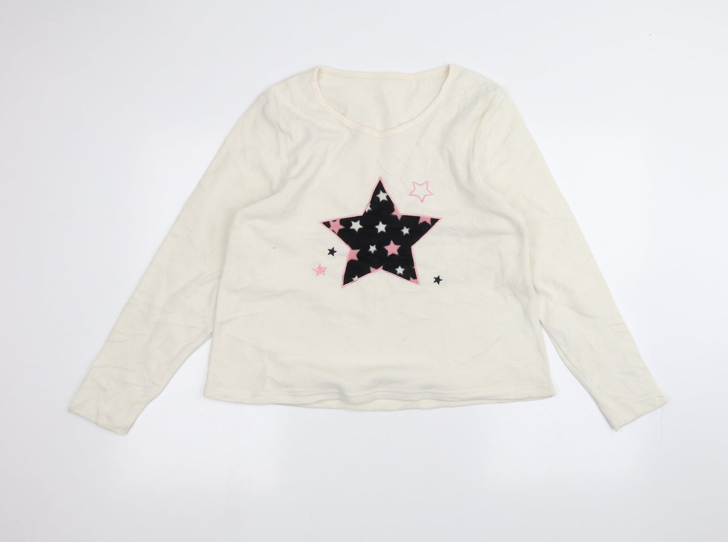 Matalan Womens White   Pullover Jumper Size M