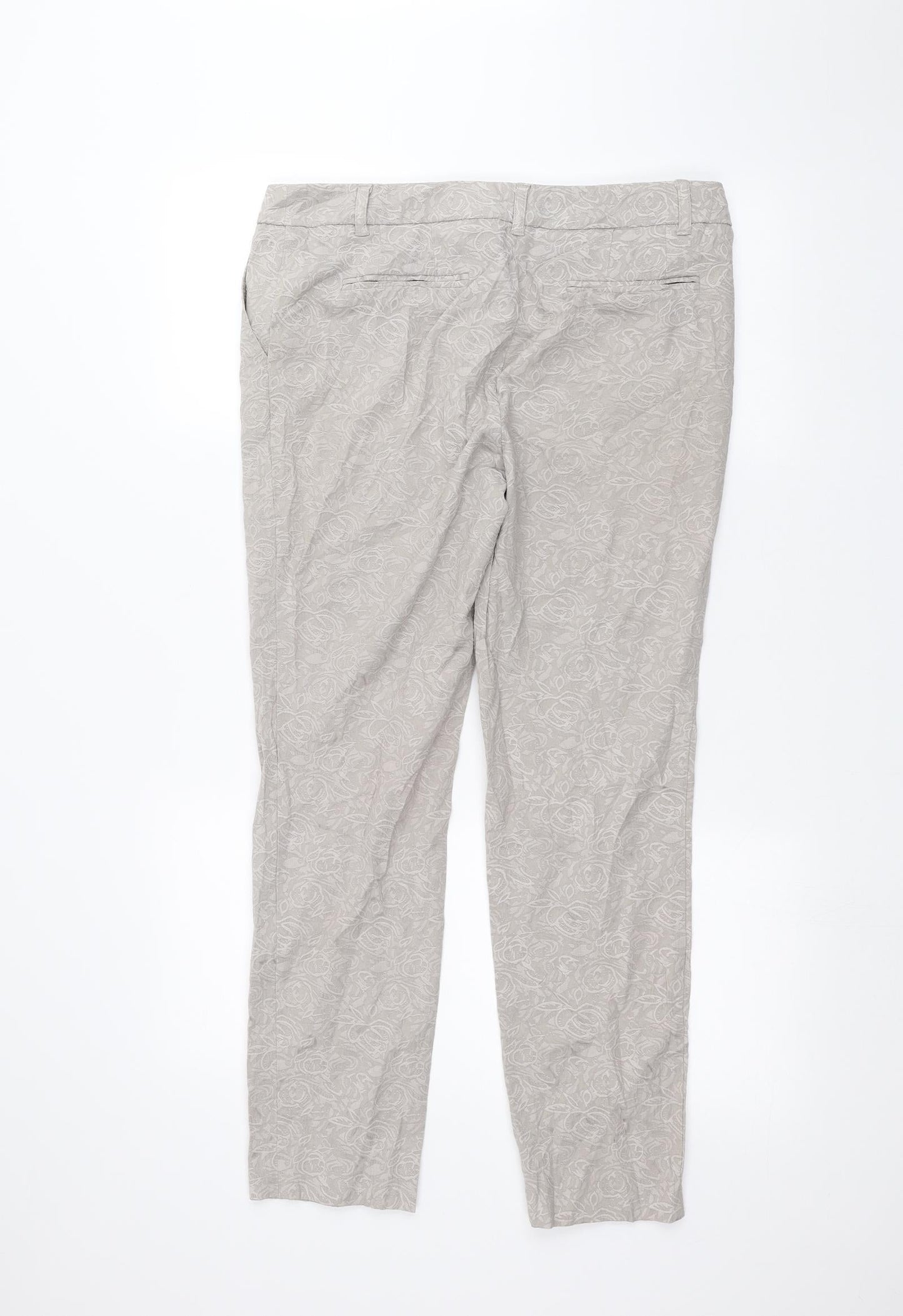 NEXT Womens Grey   Trousers  Size 12 L26 in
