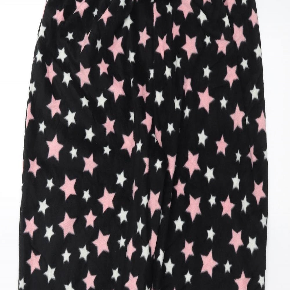 Preworn Womens Black Polka Dot  Trousers  Size M L26 in