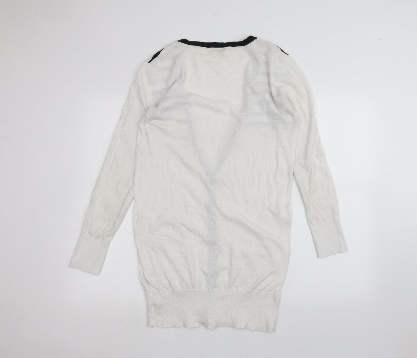F&F Womens White   Cardigan Jumper Size 14