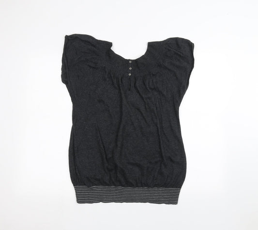 Aphorism Womens Grey   Basic T-Shirt Size L