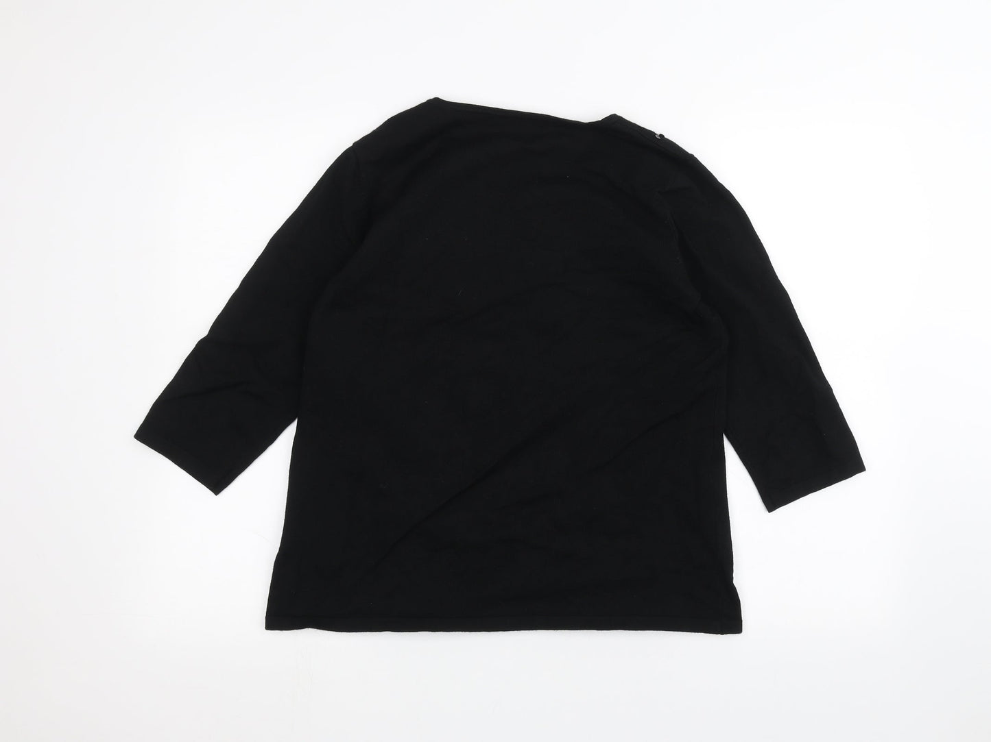 Preworn Womens Black   Pullover Jumper Size L