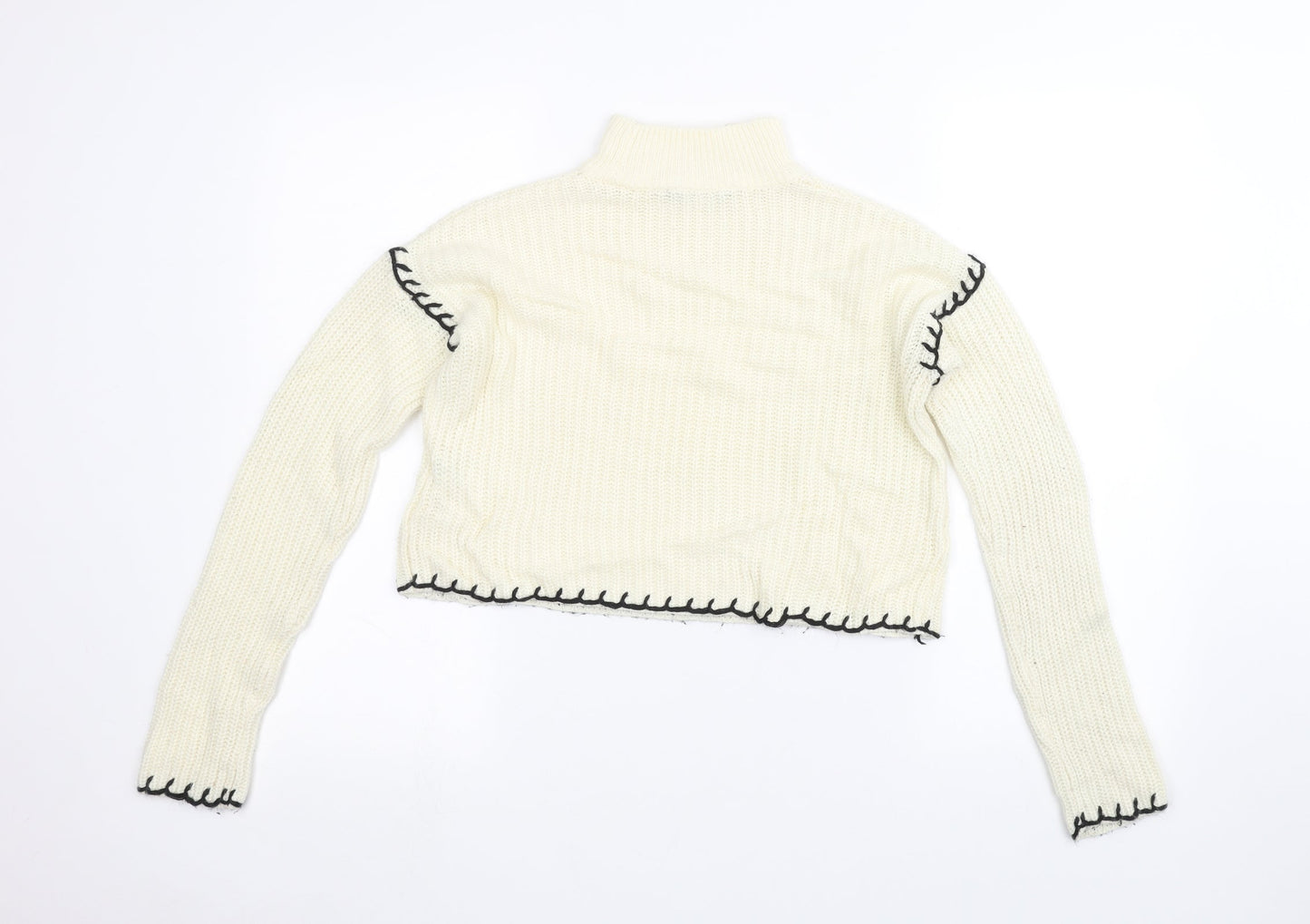 Select Womens White   Pullover Jumper Size 6