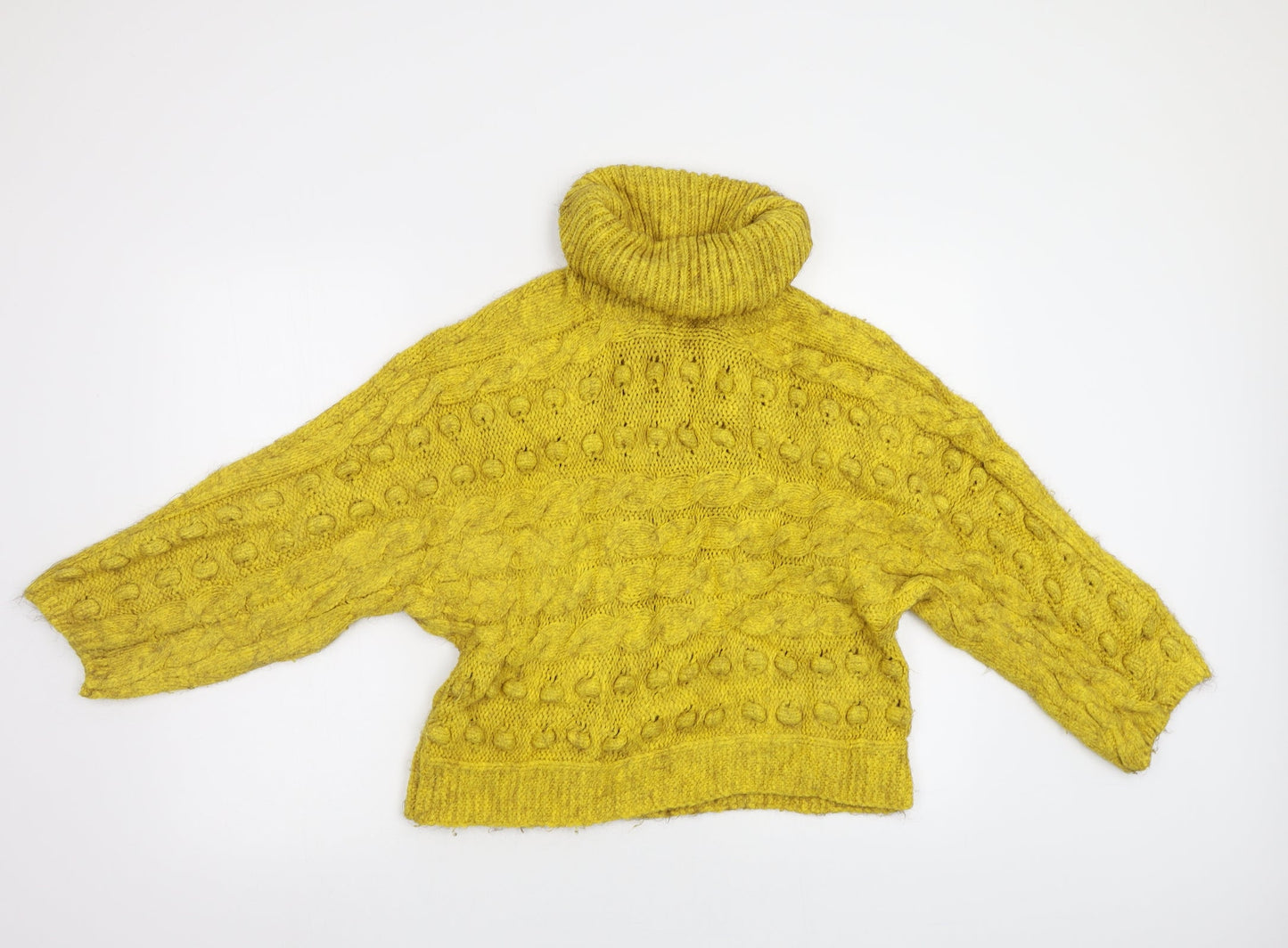 M&S Womens Yellow   Pullover Jumper Size S
