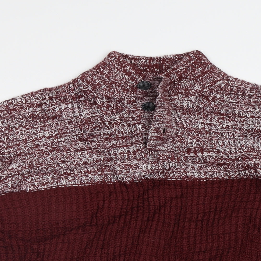 M&Co Womens Red   Pullover Jumper Size XL