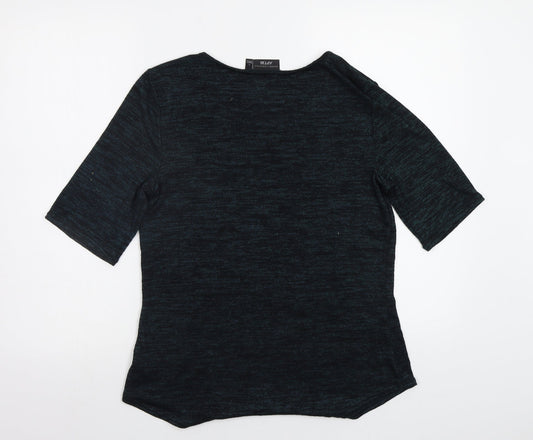 Apt. 9 Womens Green  Knit Basic T-Shirt Size L
