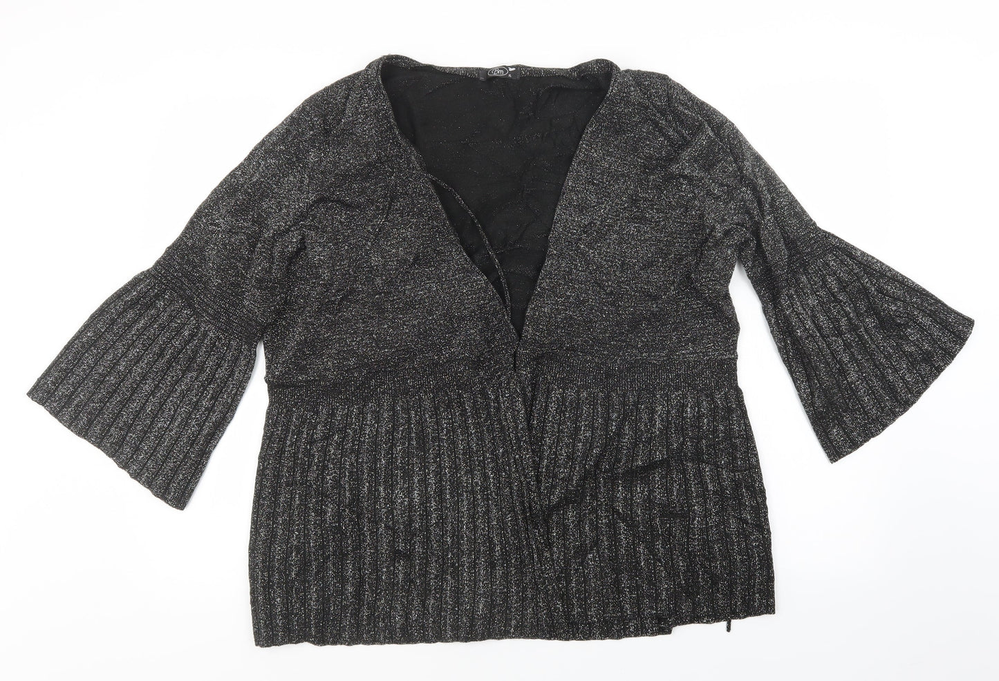 BM Womens Black   Cardigan Jumper Size XL