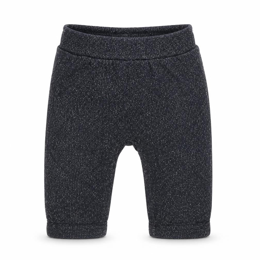 Front view of United Colors of Benetton girls’ blue sweatpants, size 6-9, months