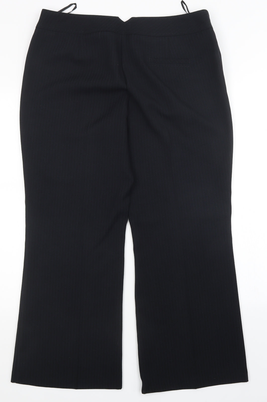 F&F Womens Blue Striped  Trousers  Size 14 L27 in