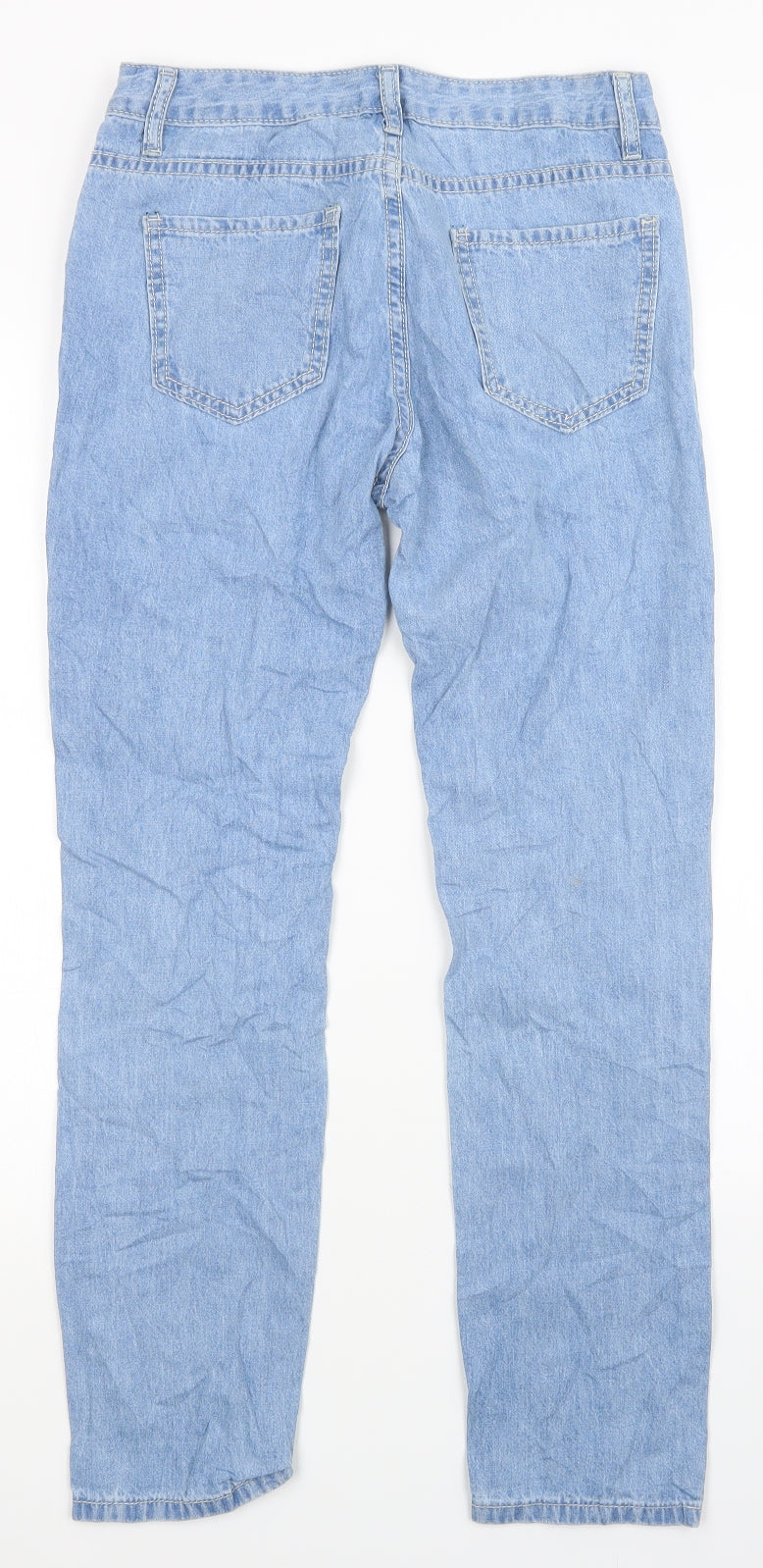 Preworn Womens Blue   Straight Jeans Size 28 in L26 in