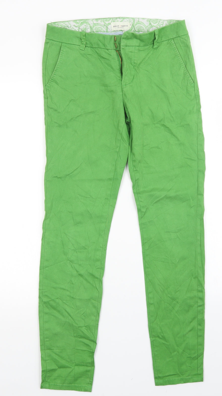 Lindex Womens Green   Straight Jeans Size 8 L28 in