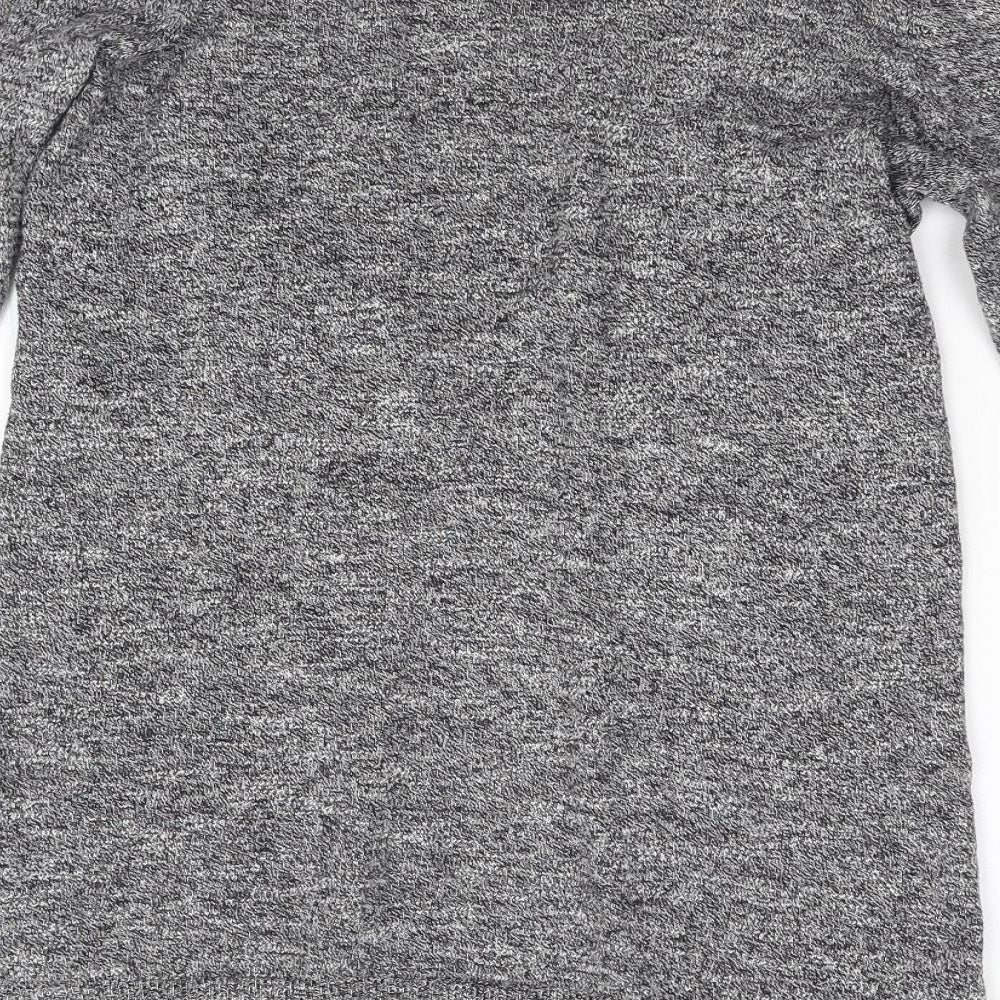New Look Womens Grey  Knit Cardigan Jumper Size 6