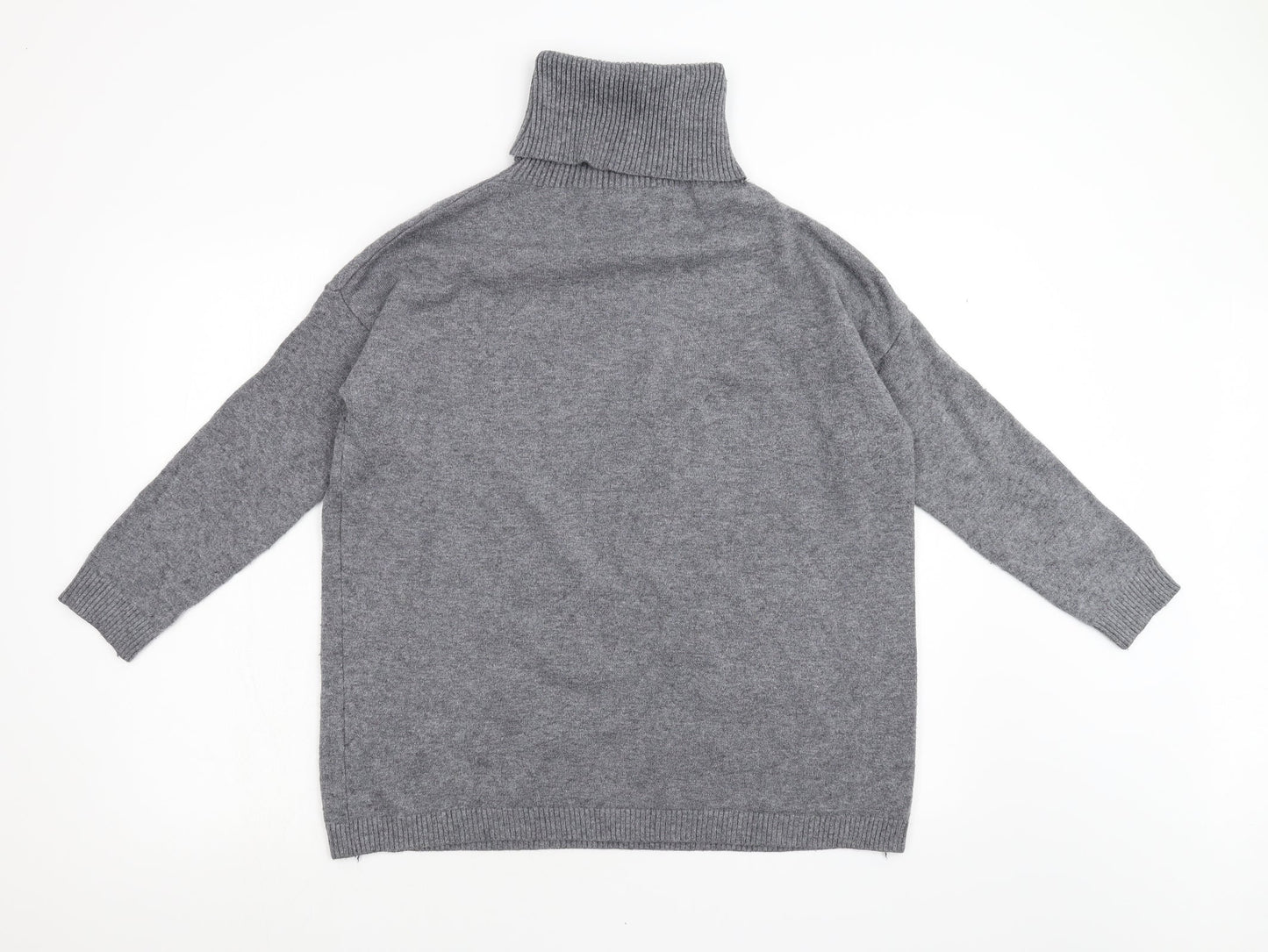 Preworn Womens Grey  Knit Pullover Jumper Size M