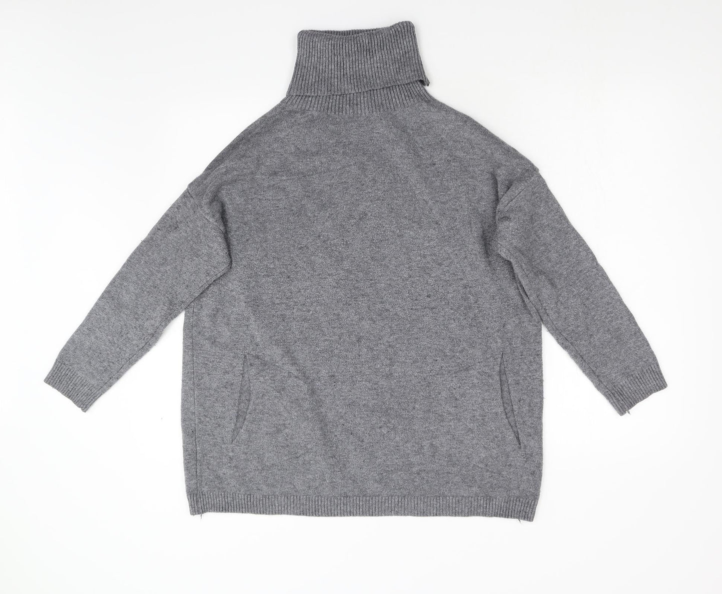 Preworn Womens Grey  Knit Pullover Jumper Size M