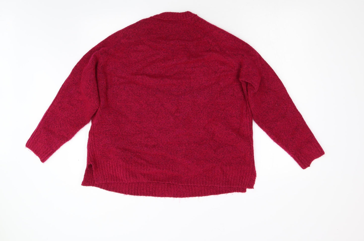 M&S Womens Pink  Knit Pullover Jumper Size L
