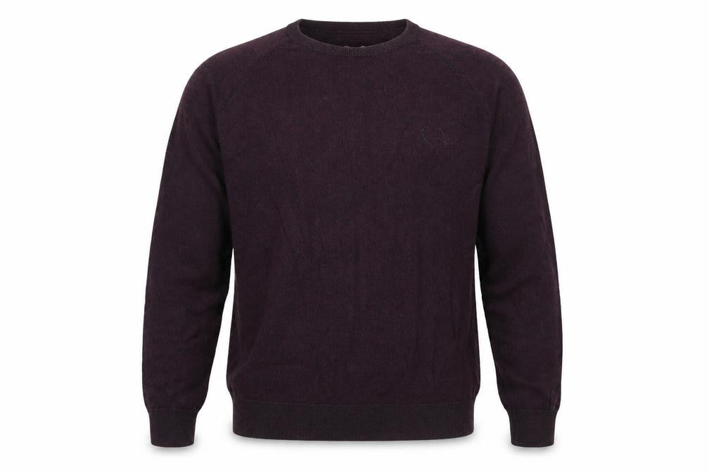 Front view of Linea by House of Fraser men’s red jumper, size L