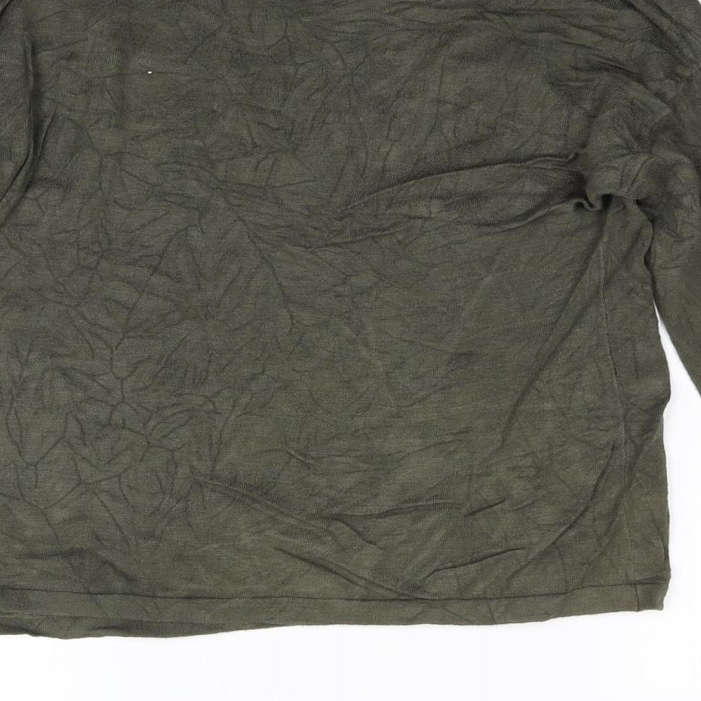 Gerard Darel Womens Green  Knit Pullover Jumper Size 2