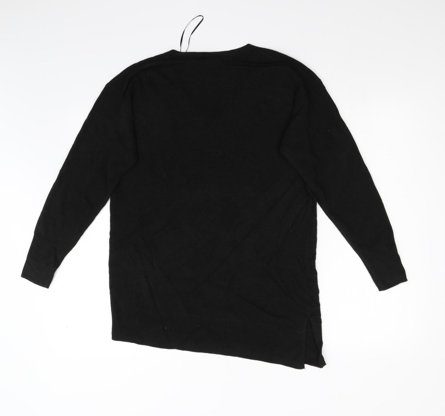 Very Womens Black  Knit Pullover Jumper Size 12