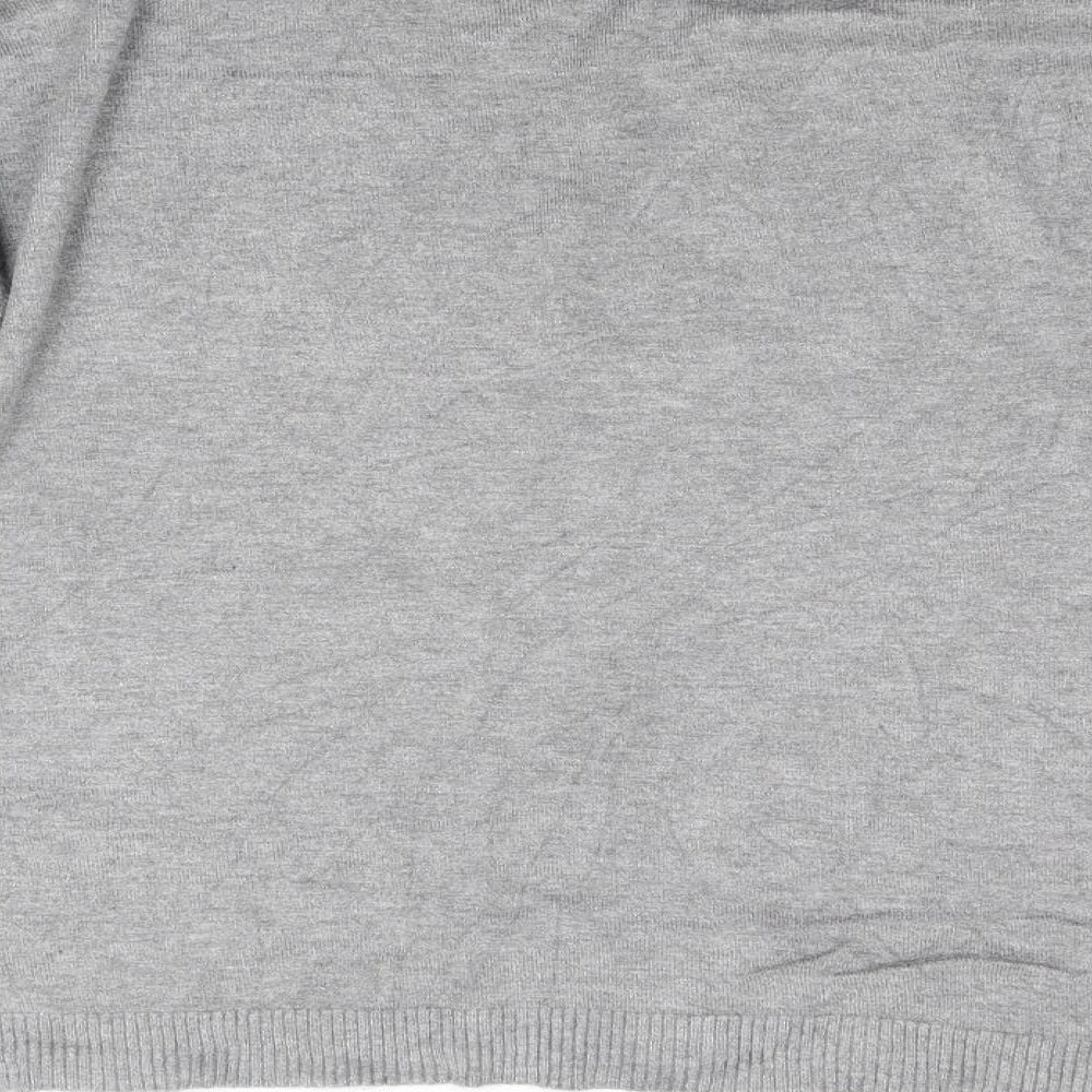 Belcci Womens Grey  Knit Pullover Jumper Size L