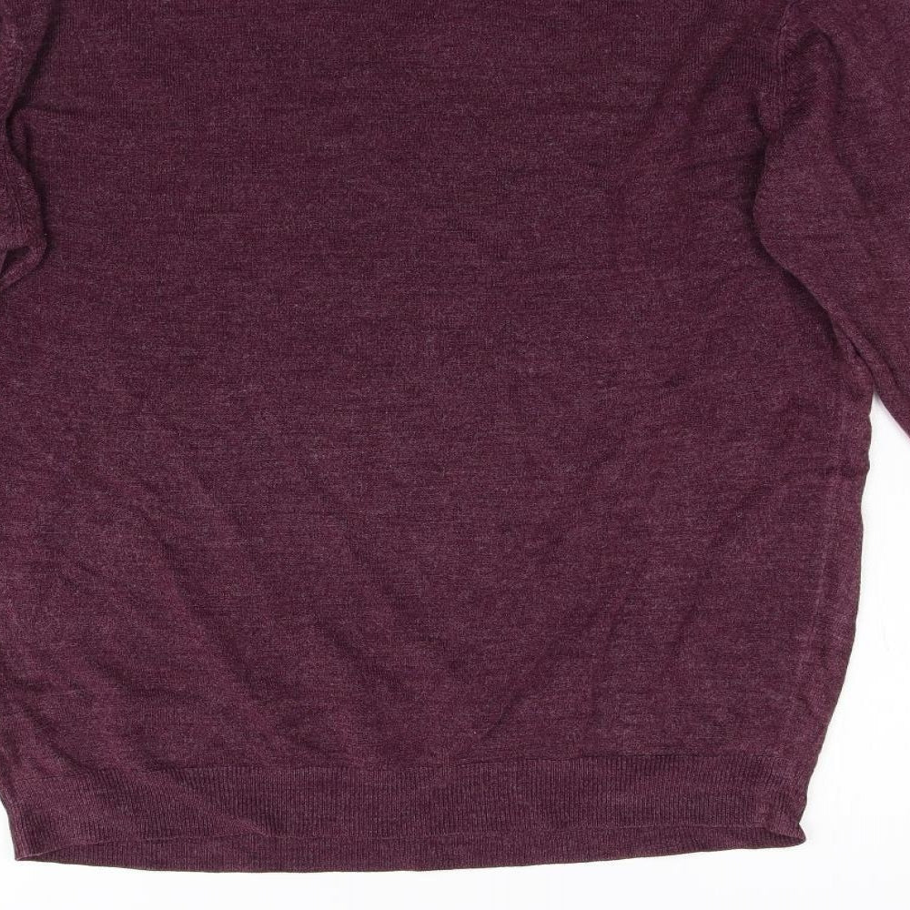 Sandstone & Co. Men Mens Red  Knit Pullover Jumper Size M