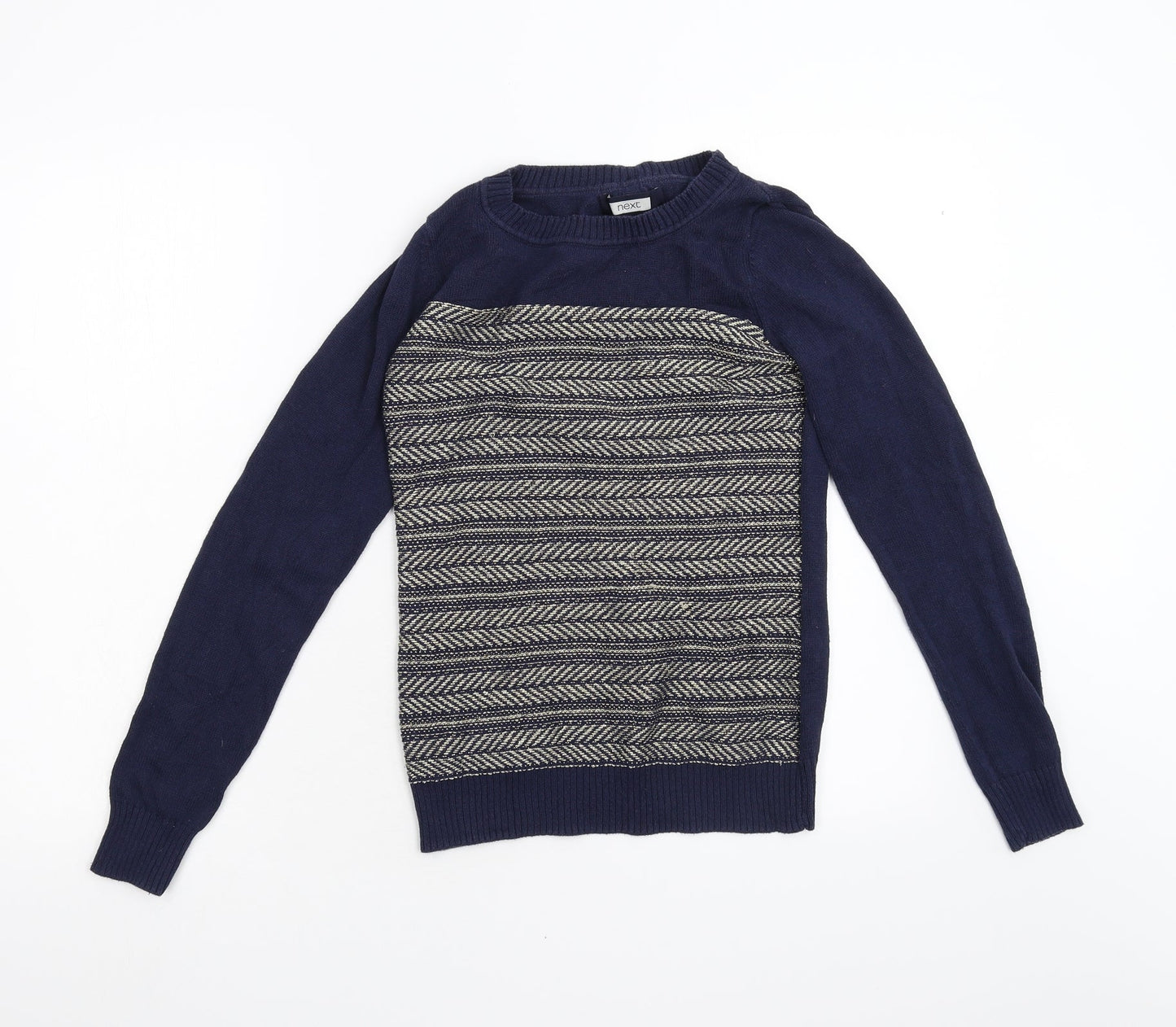 NEXT Womens Blue  Knit Pullover Jumper Size 6