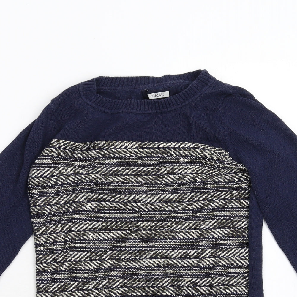 NEXT Womens Blue  Knit Pullover Jumper Size 6
